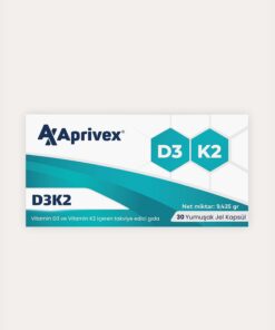 Aprivex D3 - K2 30 Yumuşak Kapsül