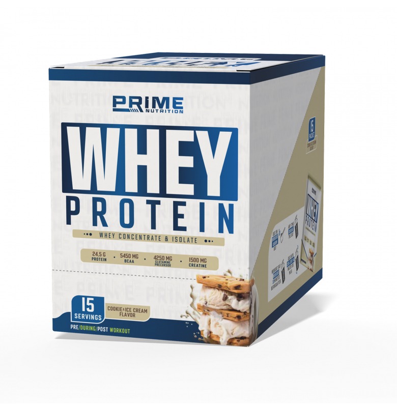 Prime Nutrition Whey Protein saşe kurabiye & dondurma 15 Adet x 33 gram